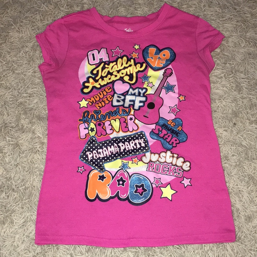 Justice Girls Pajama Top